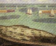 Port-en-Bessin,Entrance to the Harbor Georges Seurat